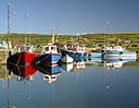 Boats at Portmagee Harbour